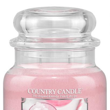  Country Candle - Blushberry Frose - Średni słoik (453g) 2 knoty Świeca zapachowa